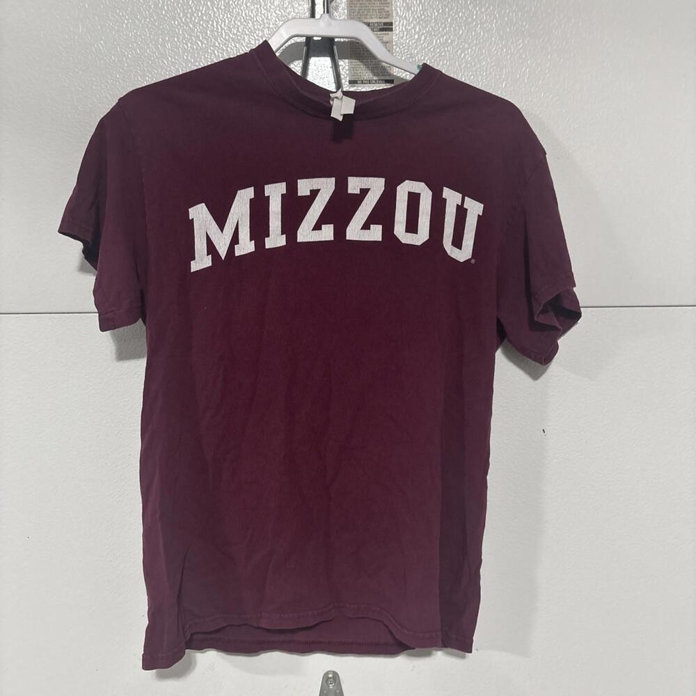 Women’s Mizzou Tigers Gildan Maroon Short Sleeve Vintage Y2K T-shirt NCAA